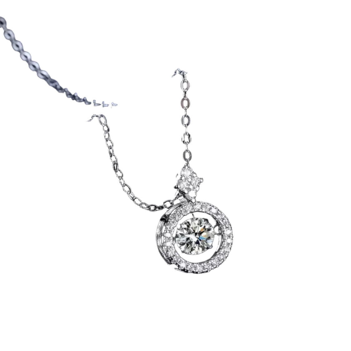 Floating pendant Necklace